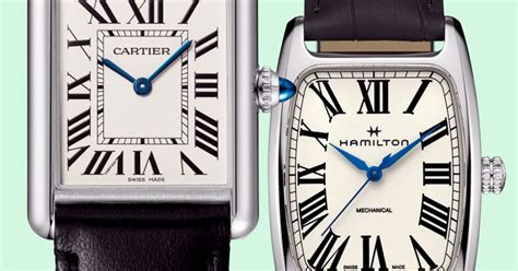 cartier vrash watch dupe|watch that looks like cartier tank.